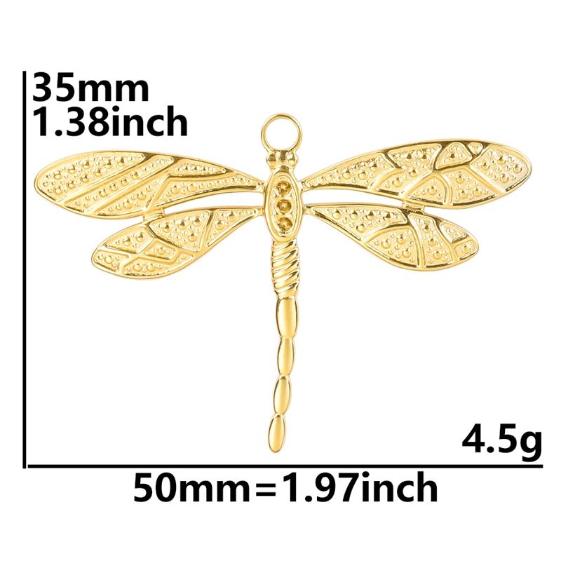 6Pcslot Animal Flying Dragonfly Pendant Jewelry Making Bulk Charms Accessories For Womenmen Pendant Diy Necklace Earring Charm