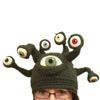 A34R Handmade Knitted Beanie Octopus Eyes Halloween Hat, Funny Cosplay Costume Party Accessory, Alternative Winter Cap