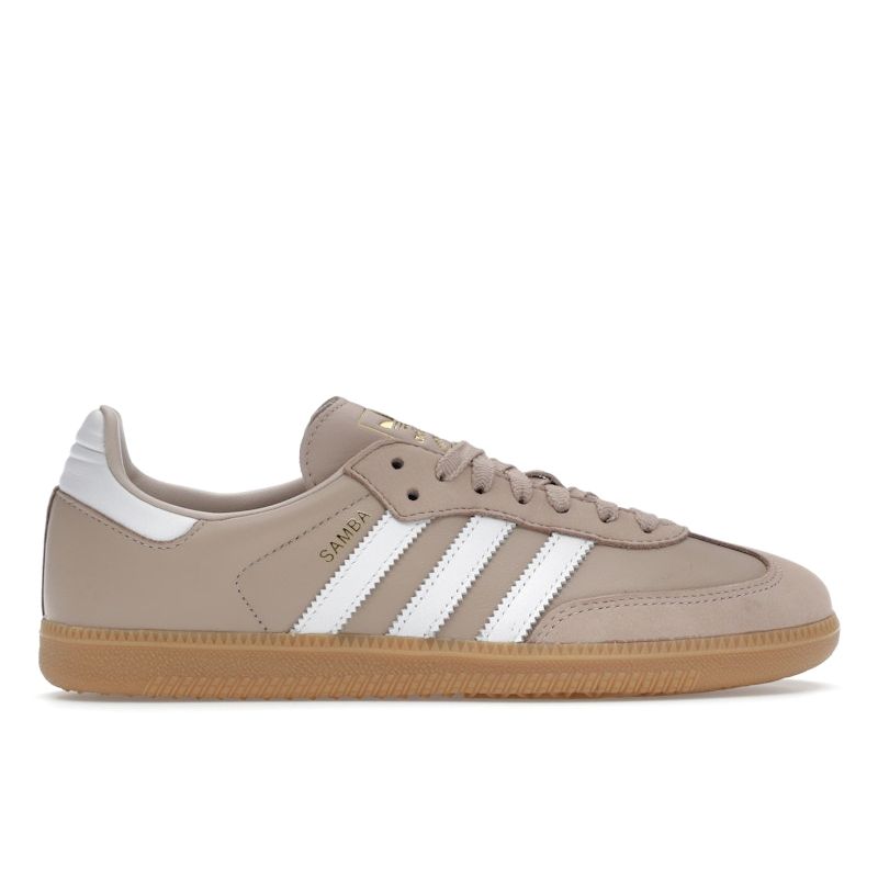 

Adidas WMNS Samba OG Wonder Taupe Cloud White Gold Metallic IE6523 42.5 коричневый
