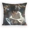 Anime Death Note L Pillow Case Sofa Living Room Bedroom Headboard Backrest Cushion Square Cushion Nap Time