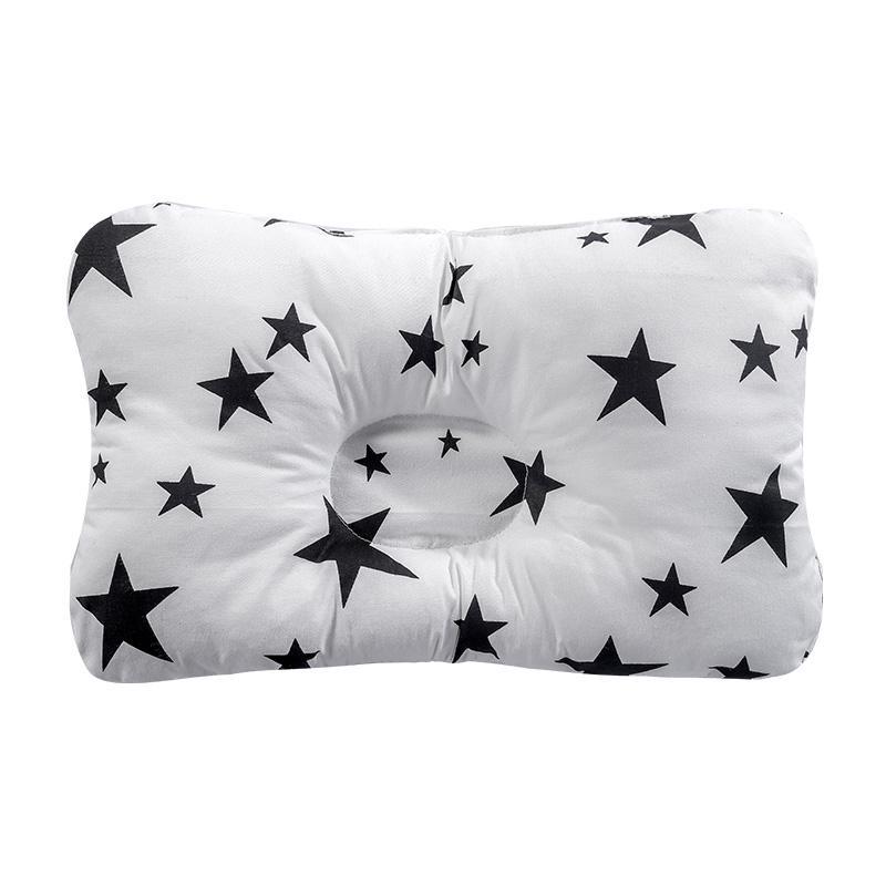 100% Cotton Baby Pillow Baby Pillow Baby Sleep Correction Pillow Fashion Cartoon Pillow Anti-headrest Breathable Four Seasons Pillow