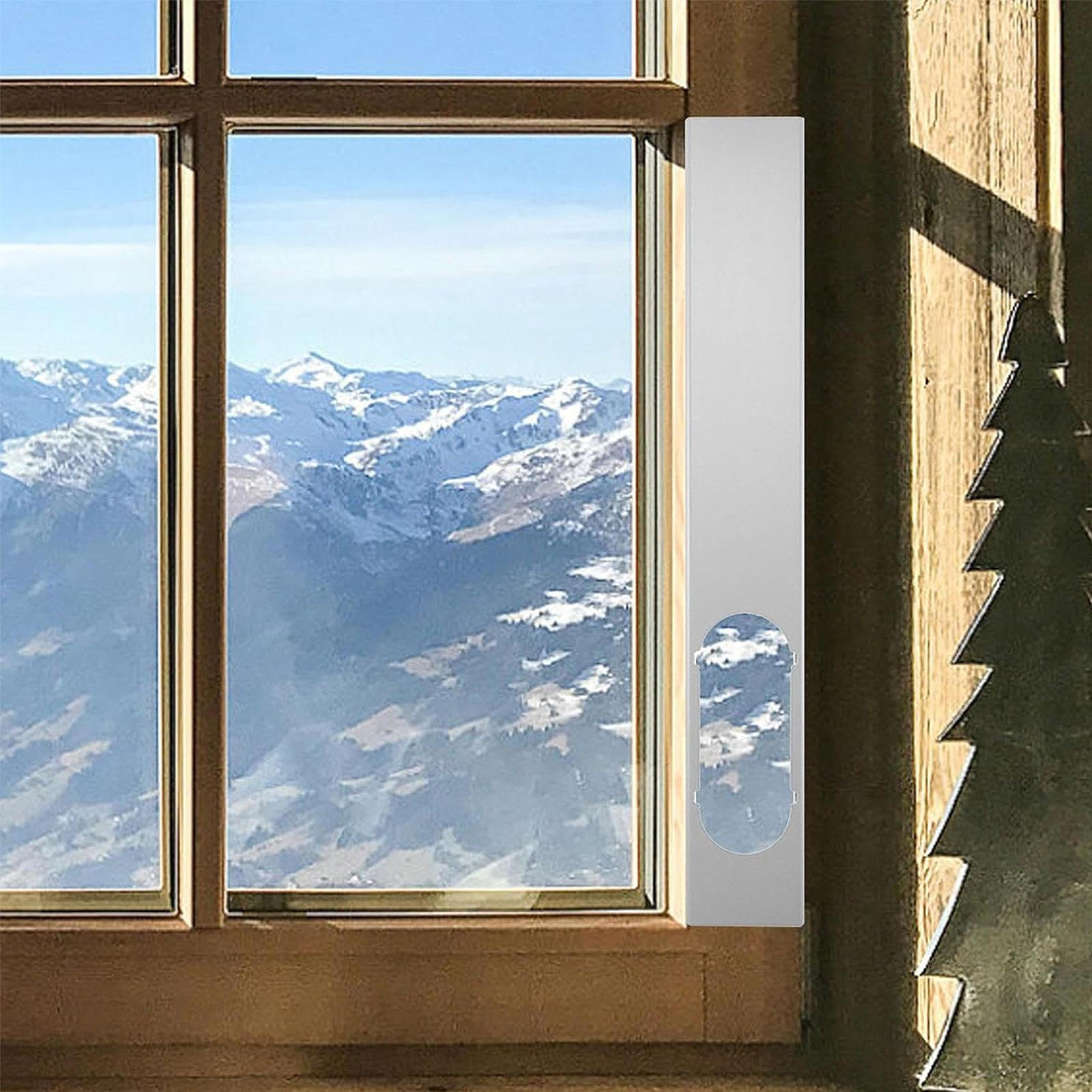 

2 штуки Уплотнительные пластины для окон кондиционера Регулируемые детали Легкая установка Крепление