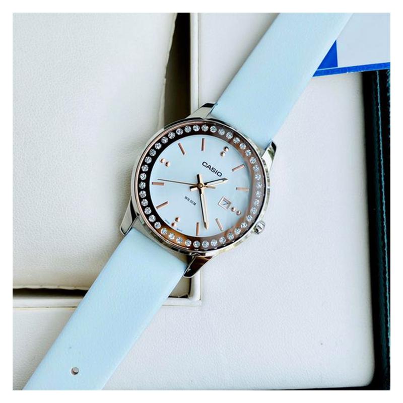 Casio CASIOSTANDARD Series Fashion Business Retro Literary Versatile Classic Pointer Date Display Diamond Dial Waterproof Quartz LTP-1358L-2A2021