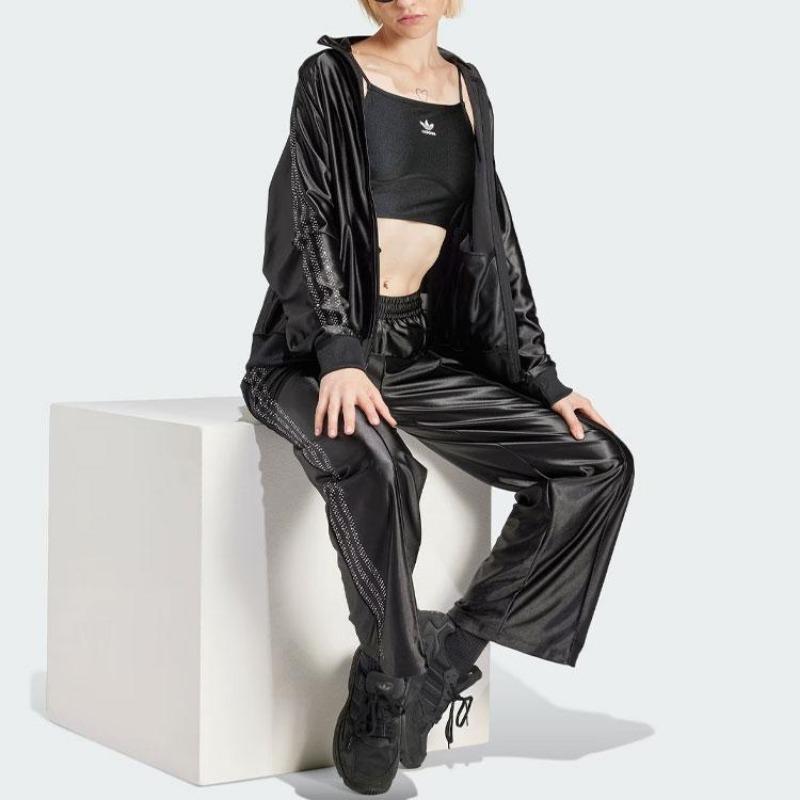 adidas Originals Embellished 3-Stripes Track Pants Black Women IT9705
