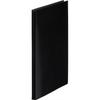 King Jim Clear File Leather Fest Synthetic 20 Pockets A4 Vertical Black 1931LF-BK