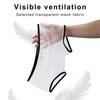 Men Panties U Convex Color Matching Stretchy Low Waist Mesh See Through Underpants Underwear for Sleeping