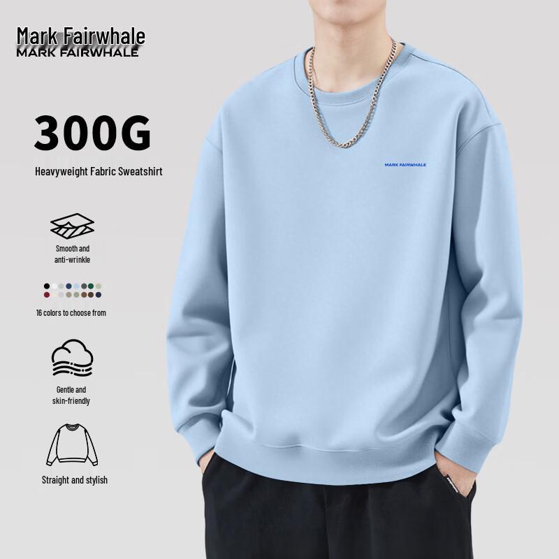 Mark Hua Fei Men's Heavyweight Loose Fit Crewneck Sweatshirt