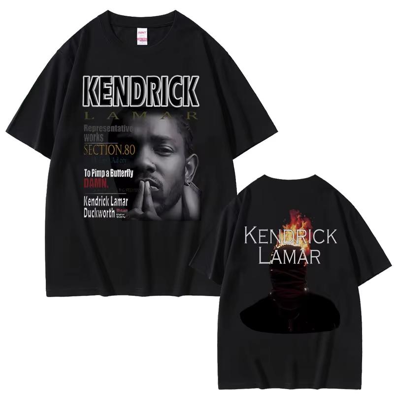 

Rapper Kendrick Lamar DAMN Same Graphics T Shirt Summer Men Women Fashion Hip Hop Oversized T-Shirts Men s Vintage Cotton Tsh... 5XL різнокольоровий