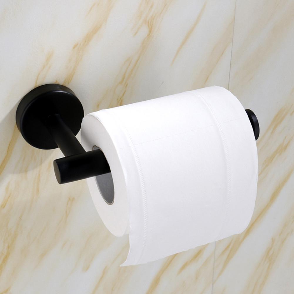 Stainless Steel Toilet Paper Holder Wall Mount Towel Tissue Storage Rack for Bathroom Accessories