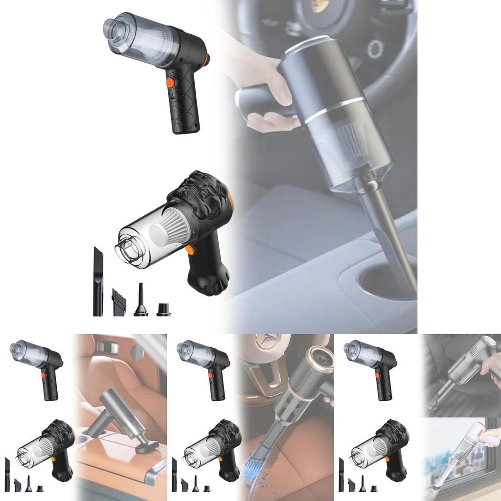 Handheld Car Vacuum Cleaner With Powerful Suction For Interior Cleaning