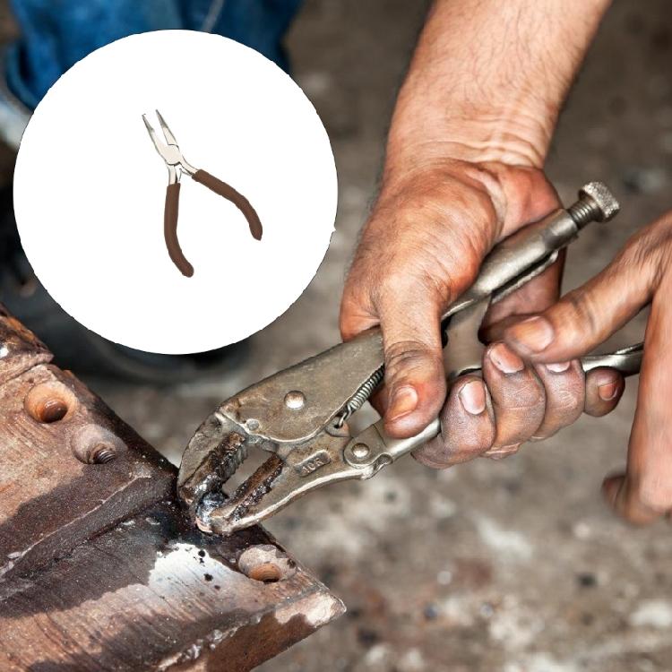 Jewelry Pliers Antislip Hand Tool for Precisions Bending In Beadwork Circuitry and Miniature Model Building