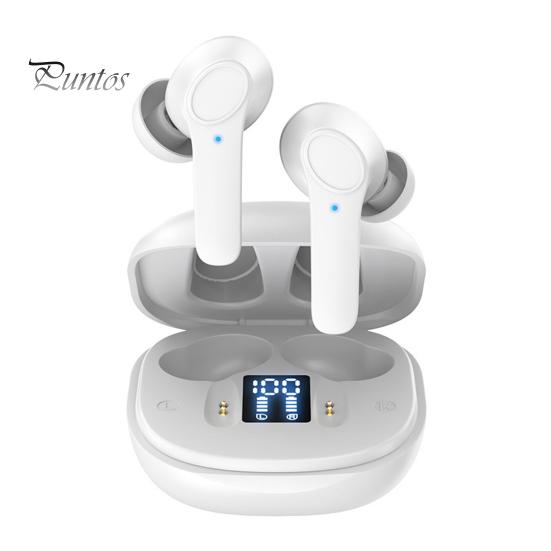 

Гарнитура B11 Bluetooth, совместимая с прочными интеллектуальными шумоподавляющими мини-наушниками True Wireless, водонепроницаемые стереонаушники-вкладыши для спорта белый