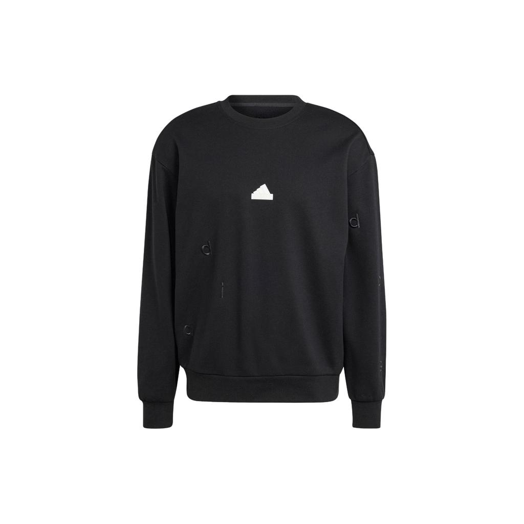 Adidas Embroidered Sweatshirt Men's Black IS2035