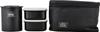 Wahei freiz Fortec Lunch Bento Box, 640ml, Black, Slim Type, Insulated, with Case, FLR-8161