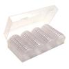 Keep Your Coin Collection Organized Spacious Coin Capsule Case Container with 60 Coin Capsules and Adjustable Compartments