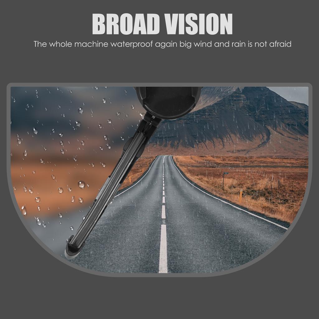 ABS Mini Helmet Wiper Semi Automatic High Toughness Motorcycle Helmet Wiper USB Powered Electric Helmet Wiper Motor Accessories
