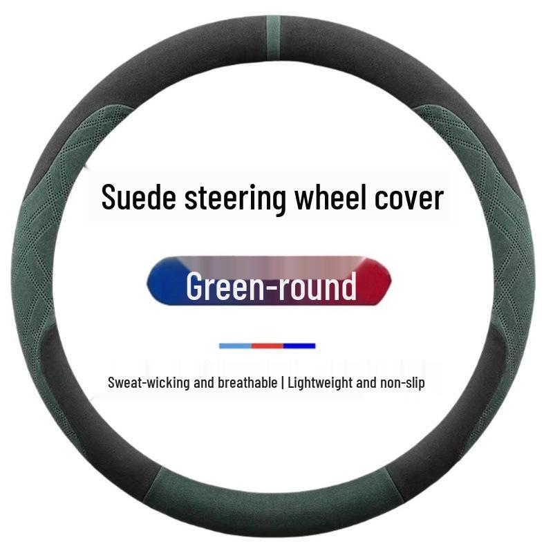Suede Steering Wheel Cover for MG Models: MG6, HS, MG5 New Energy, MG3, SGM3, Navigator, ZS, Rui Teng, Rui Xing.