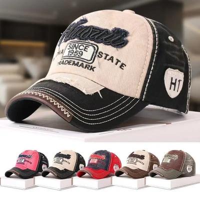 Heißer Verkauf Unisex Washed Cotton Cap 1959 Buchstabenstickerei Vintage Baseballkappe Männer Frauen Verstellbar Lässig Outdoor Sporthut
