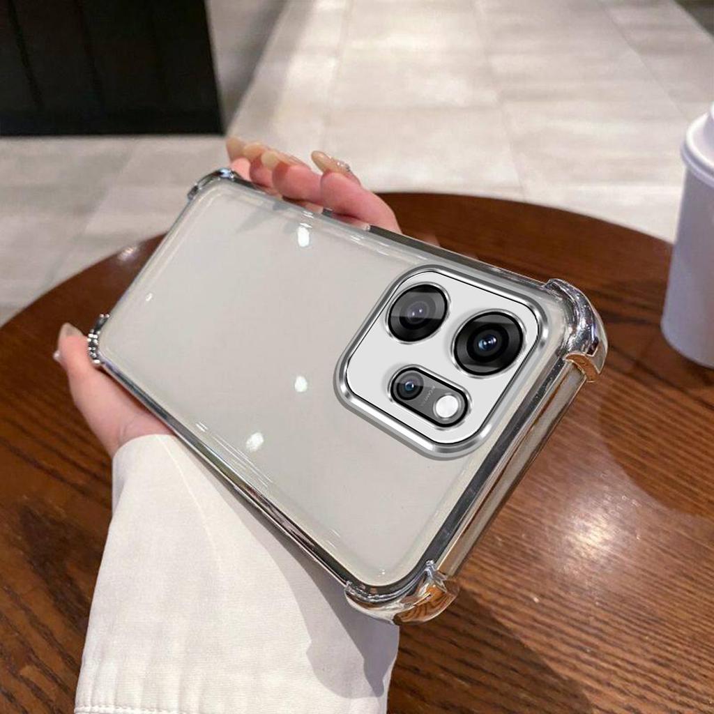 Case for OPPO Reno14 F 5G Electroplated Color Border Clear Phone Casing Cover