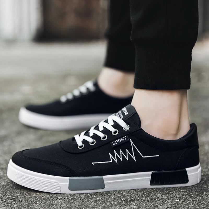 Модные тенденции Мужская обувь Повседневная обувь из ткани для дикой моды Мужская обувь — фото 7