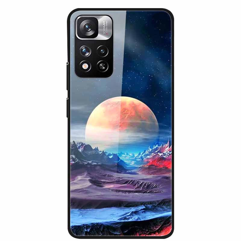 Tempered Glass Case For Xiaomi Redmi Note 11 Pro+ 5G Cover Hard Protective Funda for Redmi Note 11 Pro Plus 5G Luxury 6.67 Inch