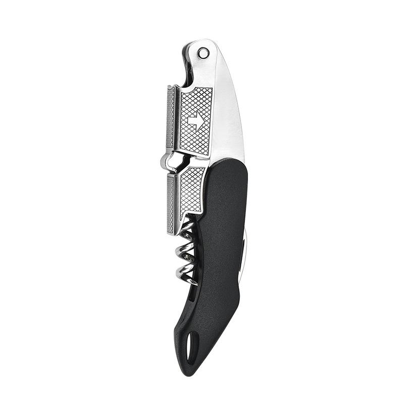 3 In 1 Waiter Corkscrew Wine Opener Wooden Handle Heavy Duty Corkscrews Cork Openers Manual Restaurant Wine Key JT331