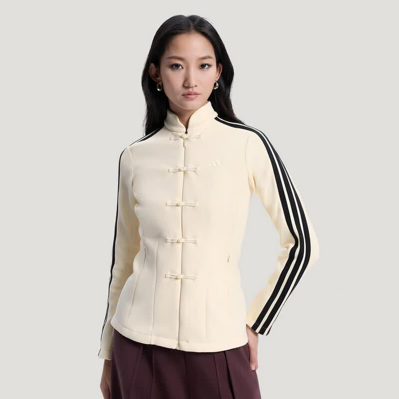 Adidas Women's Chinese Style Waist-Cinching Jacket HY2129