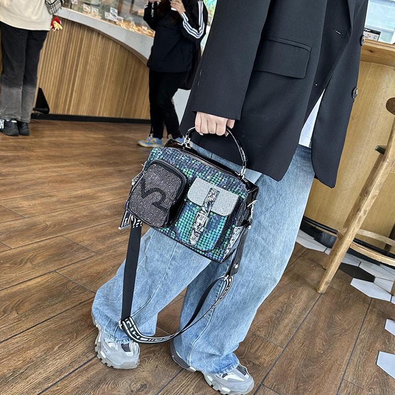 Модная сумка с блестками — фото 5