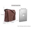 WildHornLeather 11 inch Laptop Messenger Bag for Men I Dedicated Laptop Compartment I Adjustable Strap I DIMENSION:L- 11 inch H-9.5 inch W- 3 inch