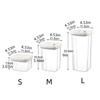 Household Knob Sealed Jar Snack Storage Jar Transparent Fresh-keeping Box with Lid Plastic Sealed Box Kitchen Storage Jar