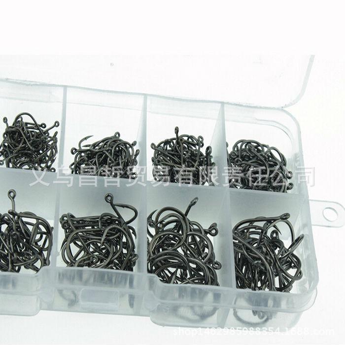 Outdoor High-Strength Fishing Hook Set: Ise Ni 3-12#, 500pcs with Hole, Boxed