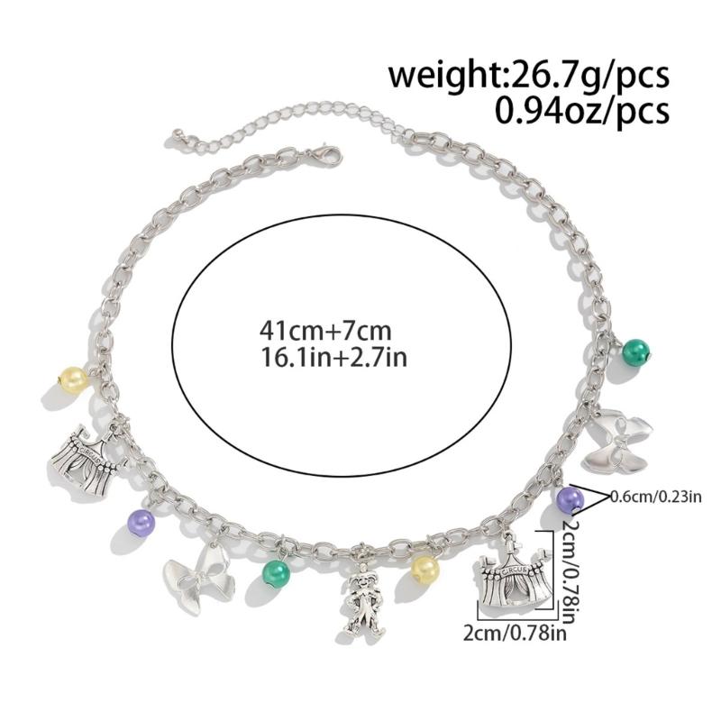 Unique Mask Necklace with Oil Drip Finish Delicate Charm Necklace Fashion Collarbone Chain Perfect for Fashion Lovers