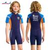 Children's Diving Suit 1.5MM Men's One-piece Short-sleeved Thick Warm Swimsuit Cold-proof