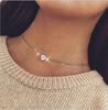 Gothic Style Black Rope Women's Neck Chain Choker Rope Necklaces Gold Color Beads Goth Jewelry Collar For Girl Kpop Chocker