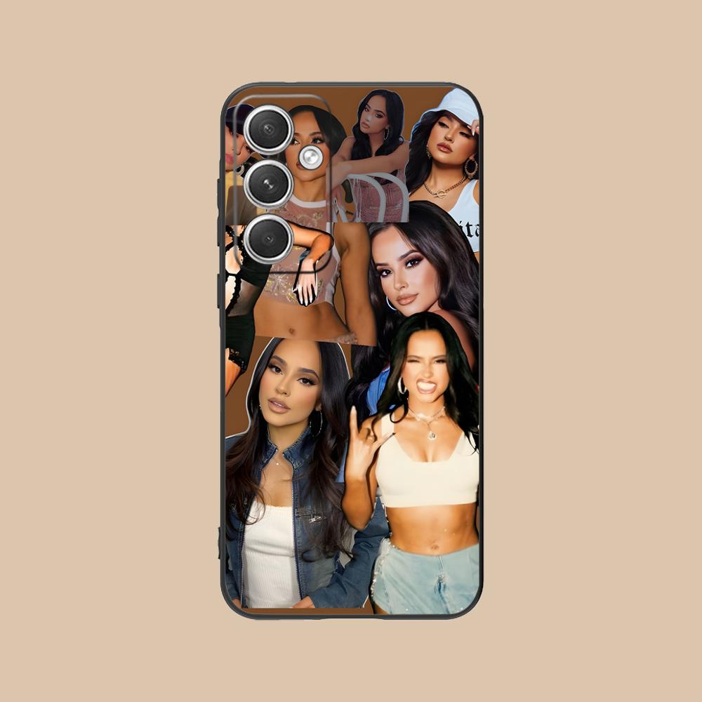 Fashion Becky G Matte TPU Mobile Phone Case for Samsung Galaxy S26 S25 S24 S23 S22 S21 S20 Note20 Plus FE Ultra Colorful Cover
