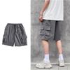 IELGY Cool Hong Kong Style Men's Summer Overalls Shorts Men