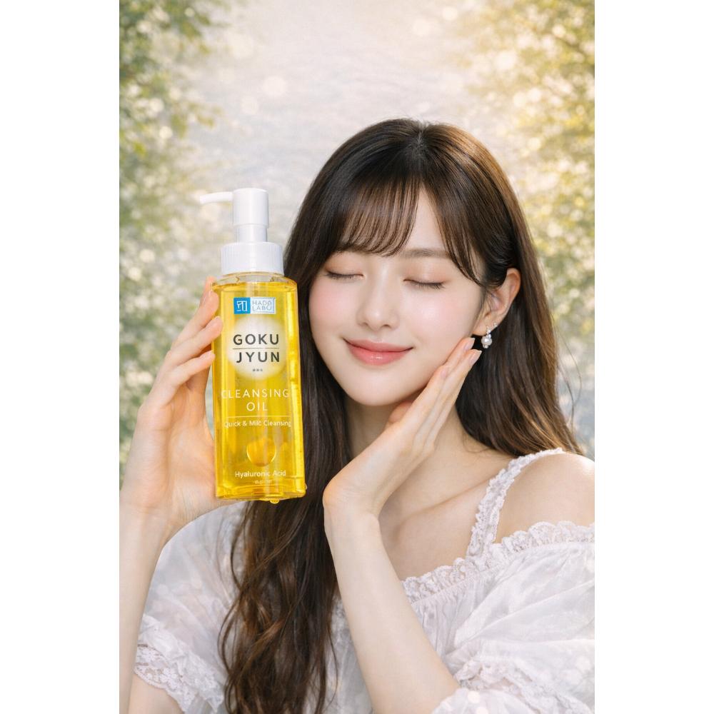Hada Labo Gokujyun Cleansing Oil 200ml – Japan’s #1 Pure & Efficient Deep Cleanser