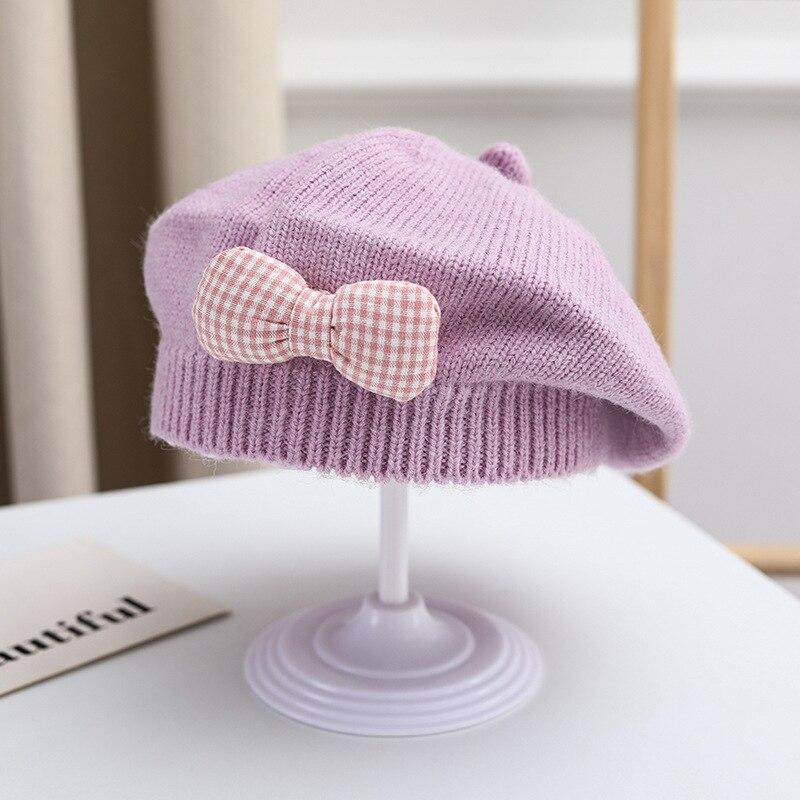 Berretto In Puro Cotone Per Bambini, Morbido Ed Elastico, Taglie S-M-L, Per 0-5 Anni, Rosa, Protezione Testa In Autunno E Inverno