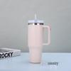 MRSIKEY 40oz Insulated Stainless Steel Tumbler with Handle and Straw