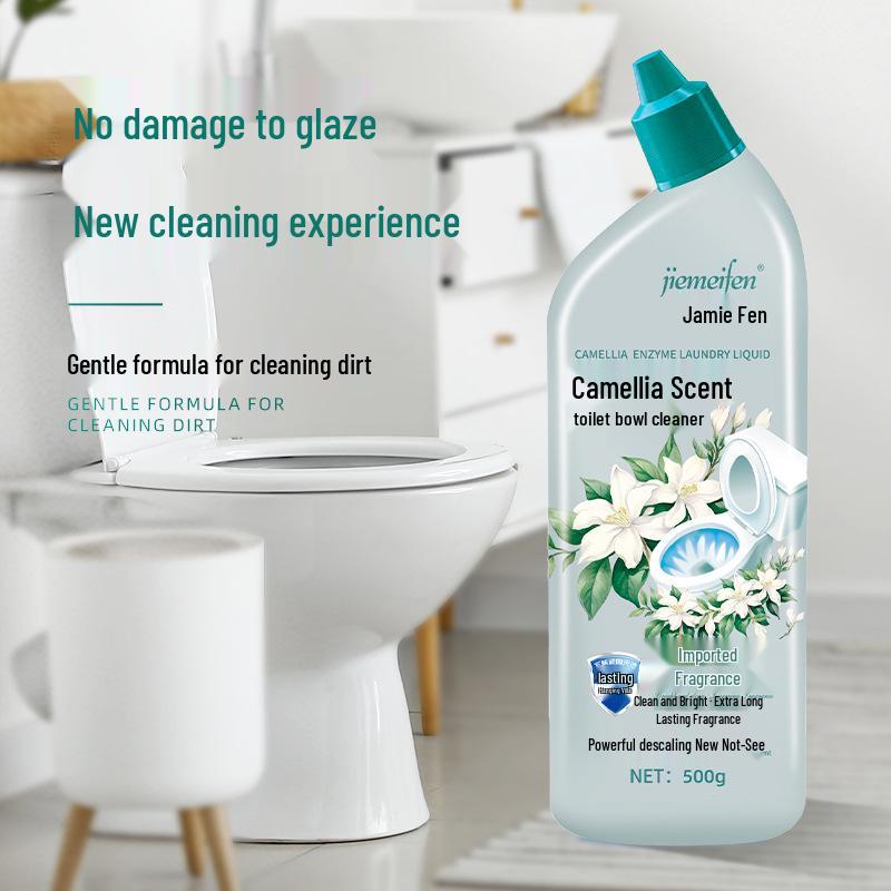 Jiemeifen Camellia Toilet Bowl Cleaner 500g - Stain Remover & Descaler [Buy 1 Get 6]