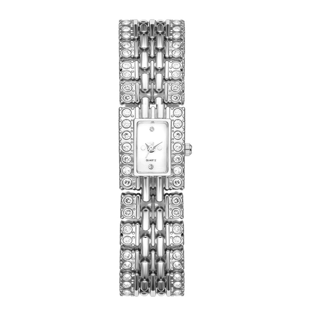 Square Watch for Cute and Alloy Square Fashion Accessory Perfect for Presents Women, Sparkly Analog, Waterproof, Antique, Stylish, Strap, Watch, -