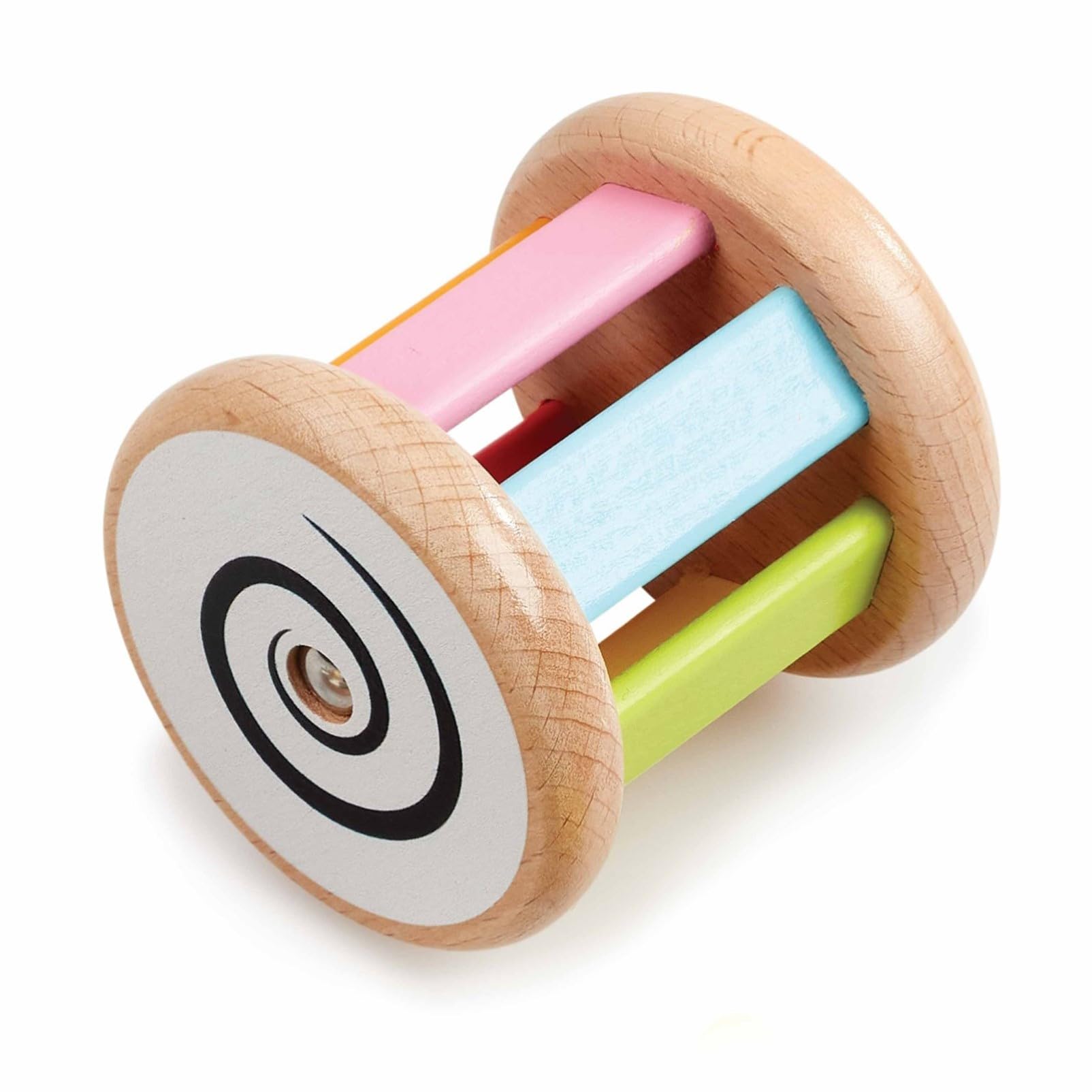 

Игрушка для малышей Early Learning Centre для 0 месяцев и деревянный колокольчик-перекатыш для малышей, подарок для детского праздника, аутентичный, вверх и погремушка, игрушка, подарок, 200147,