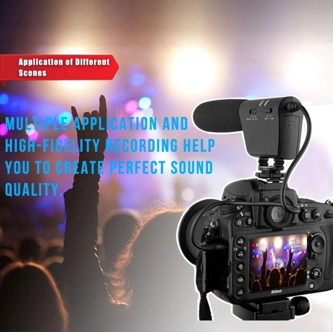 TAKSTAR SGC-598 Professional Photography Interview Dedicated Microphone for DSLR & DV Camcorder