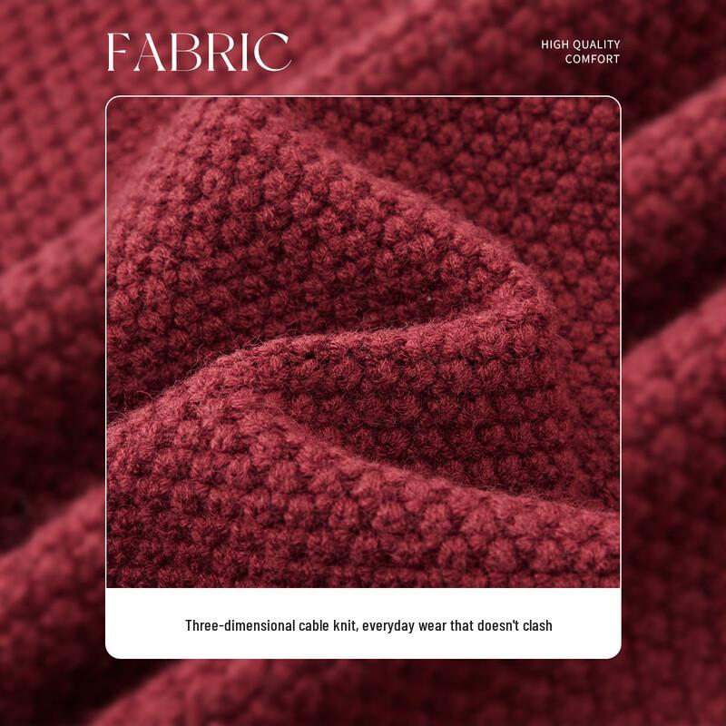 Women's Retro Cable Knit Round Neck Sweater