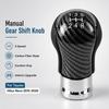 Carbon Fiber 5 6 Speed Manual Gear Shift Knob for Toyota Hilux Revo 2015 2016 2017 2018 2019 2020 Interior Replacement Part