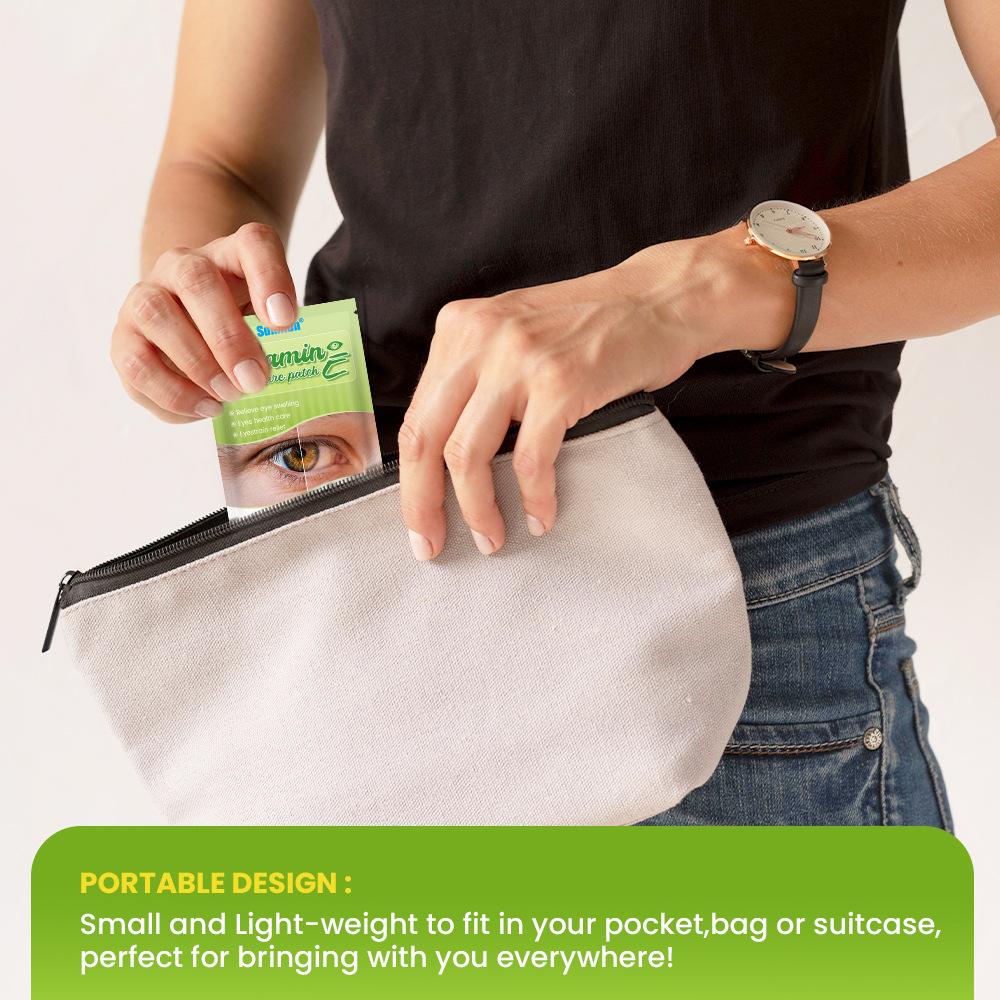 Sumifun 20/40/100 Stück Lutein Vitamin E Augenschutzpflaster Linderung von Augenmüdigkeit Trockenheit Langfristiges Starren Elektronischer Bildschirm Augenpflege