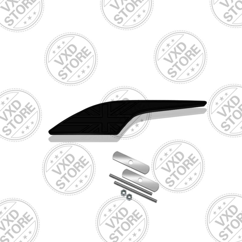 3D UK British Flag Grille Emblem METAL Rear Trunk Car Badge sticker For Abarth Land Rover Jaguar Skoda seat MINI Copper Fiat SS10