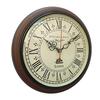 Wooden Analog Wall Clock Antique Unique Style Art Decorative Clock For Home & Office 12 Inch - (Brown)