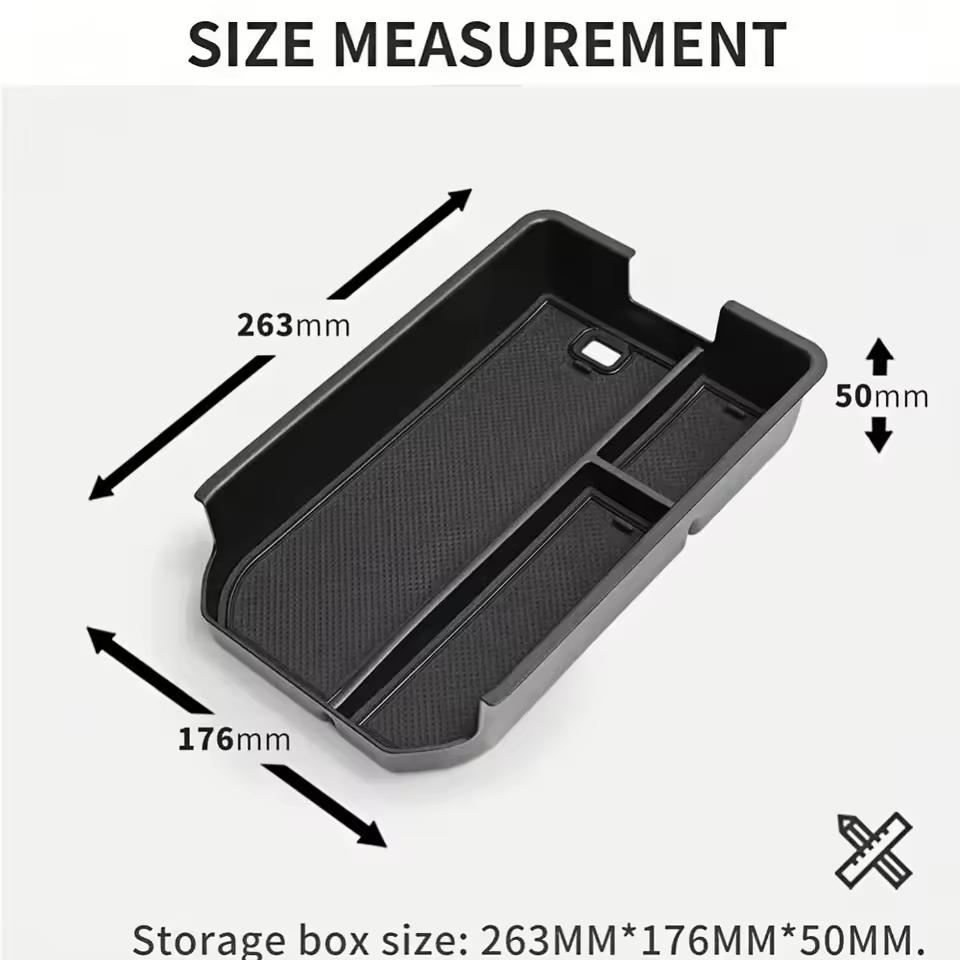 For Toyota Prado Land Cruiser Prado 250 J250 LC250 Central Control Armrest Storage Box Wireless Charging Mat 2024 2025 Tools Car