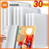Xiaomi Copertine Trasparenti per Libri Adatte a Testi Scolastici A4/16K/22K, Custodia Protettiva in Carta Morbida, Impermeabile, PP Trasparente, Chiusura Autoadesiva